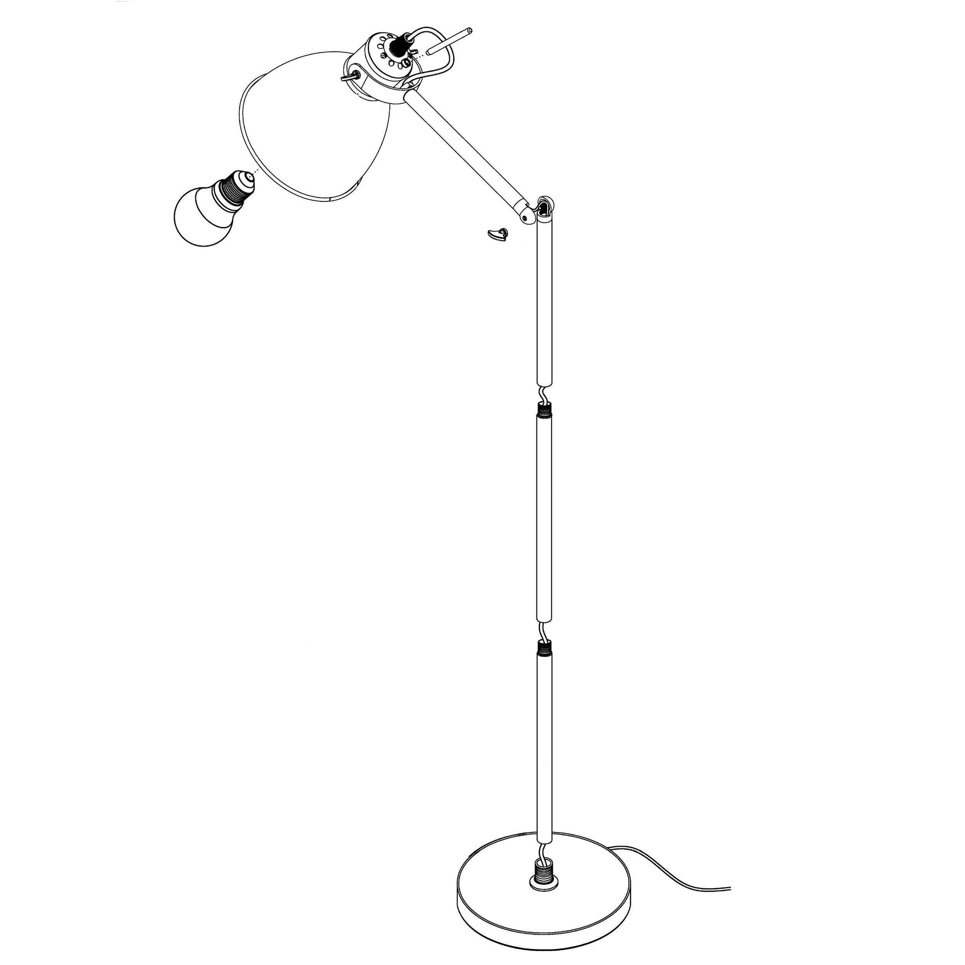 PRIDDY Floor Lamp by The Light Library