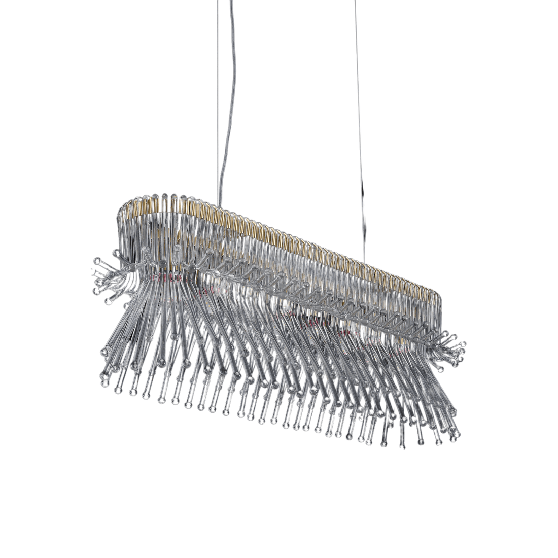 Radiant Aura Linear Chandelier by The Light Library