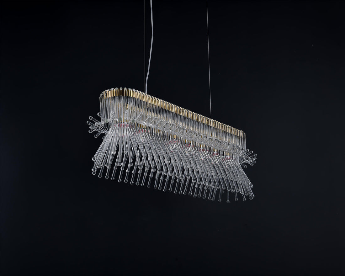 Radiant Aura Linear Chandelier by The Light Library