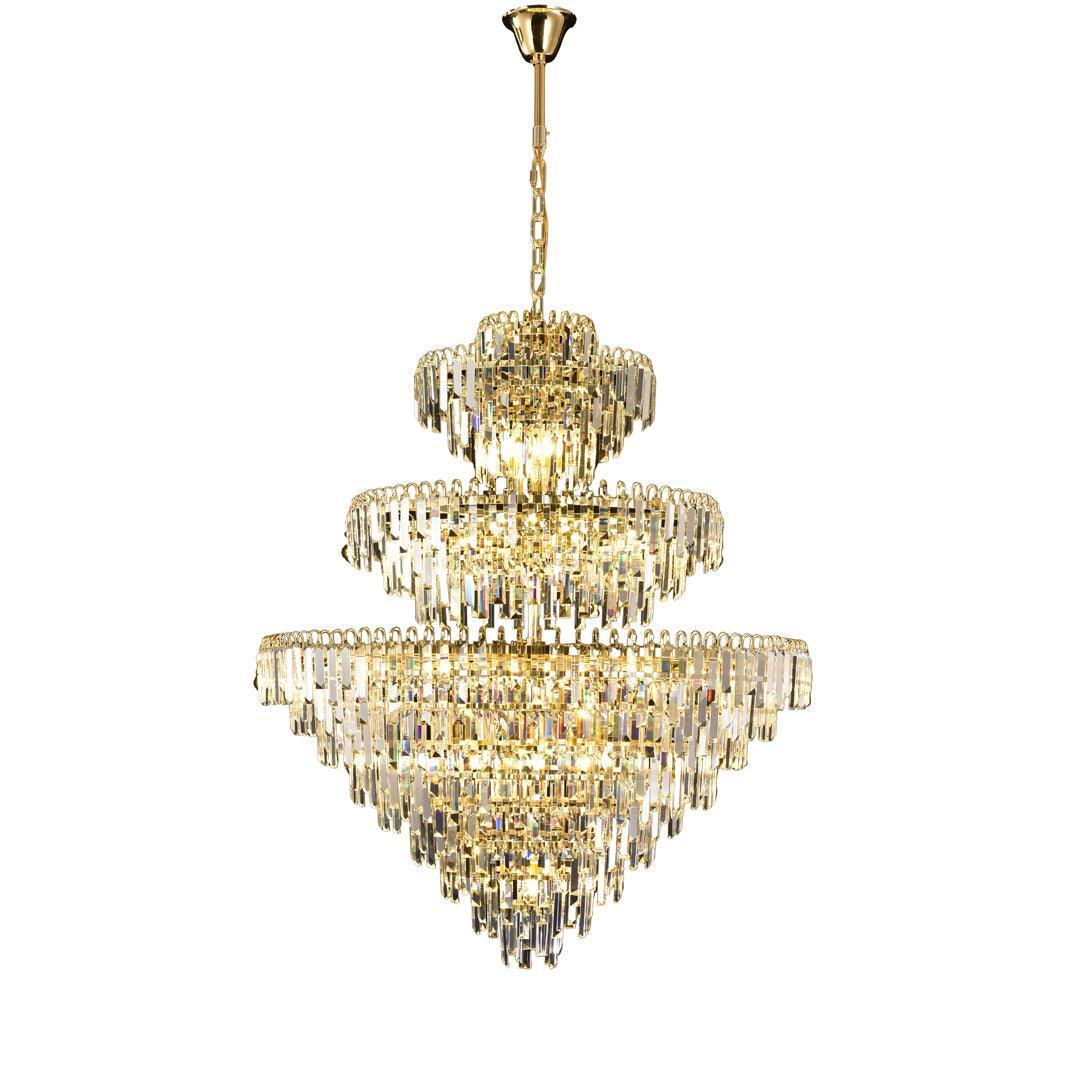 Radiant Double Height Chandelier by The Light Library