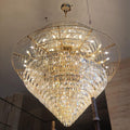 Radiant Double Height Chandelier by The Light Library