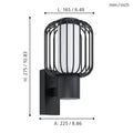 RAVELLO Outdoor Wall Light by The Light Library