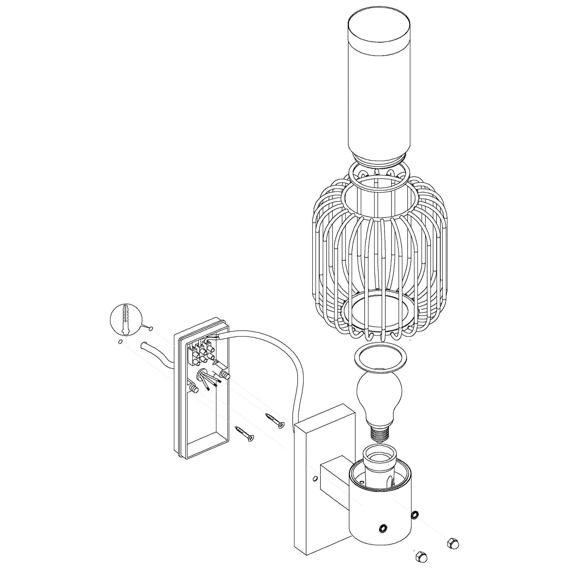 RAVELLO Outdoor Wall Light by The Light Library