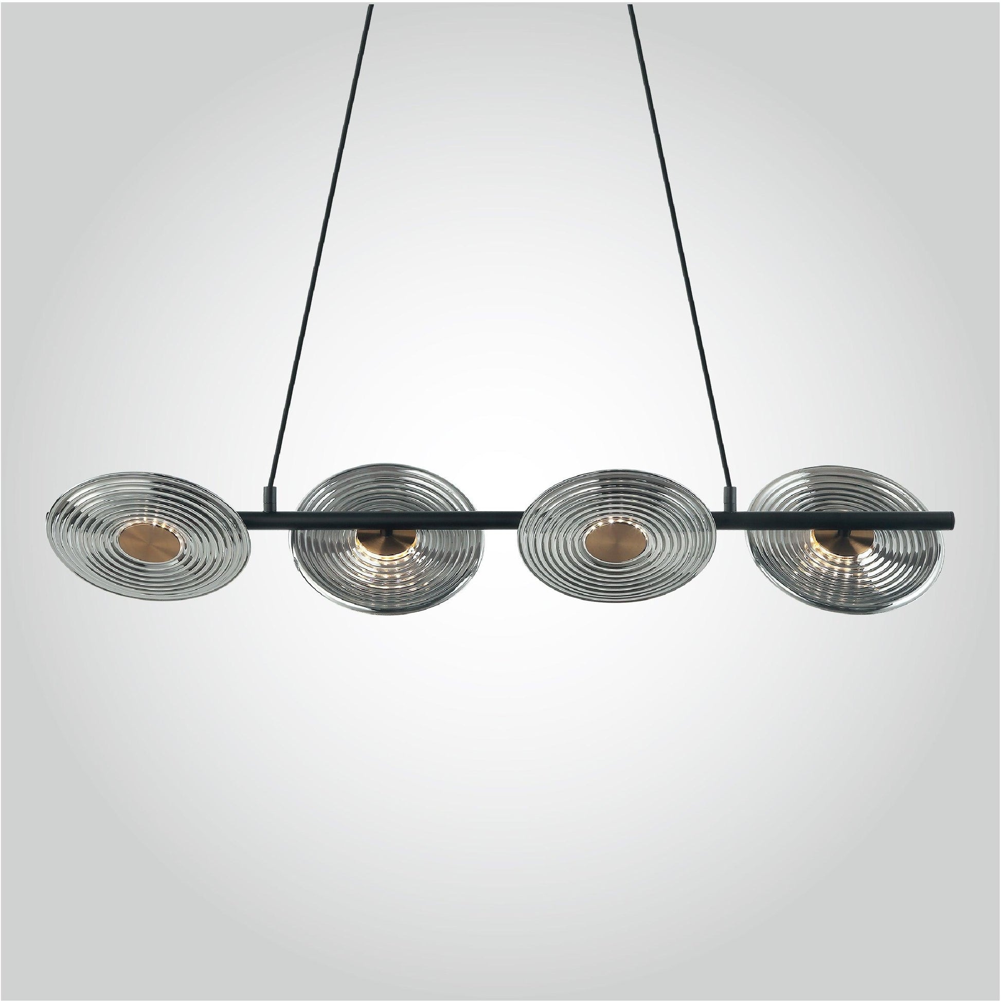 Regal Radiance Ripple Hanging Light by The Light Library