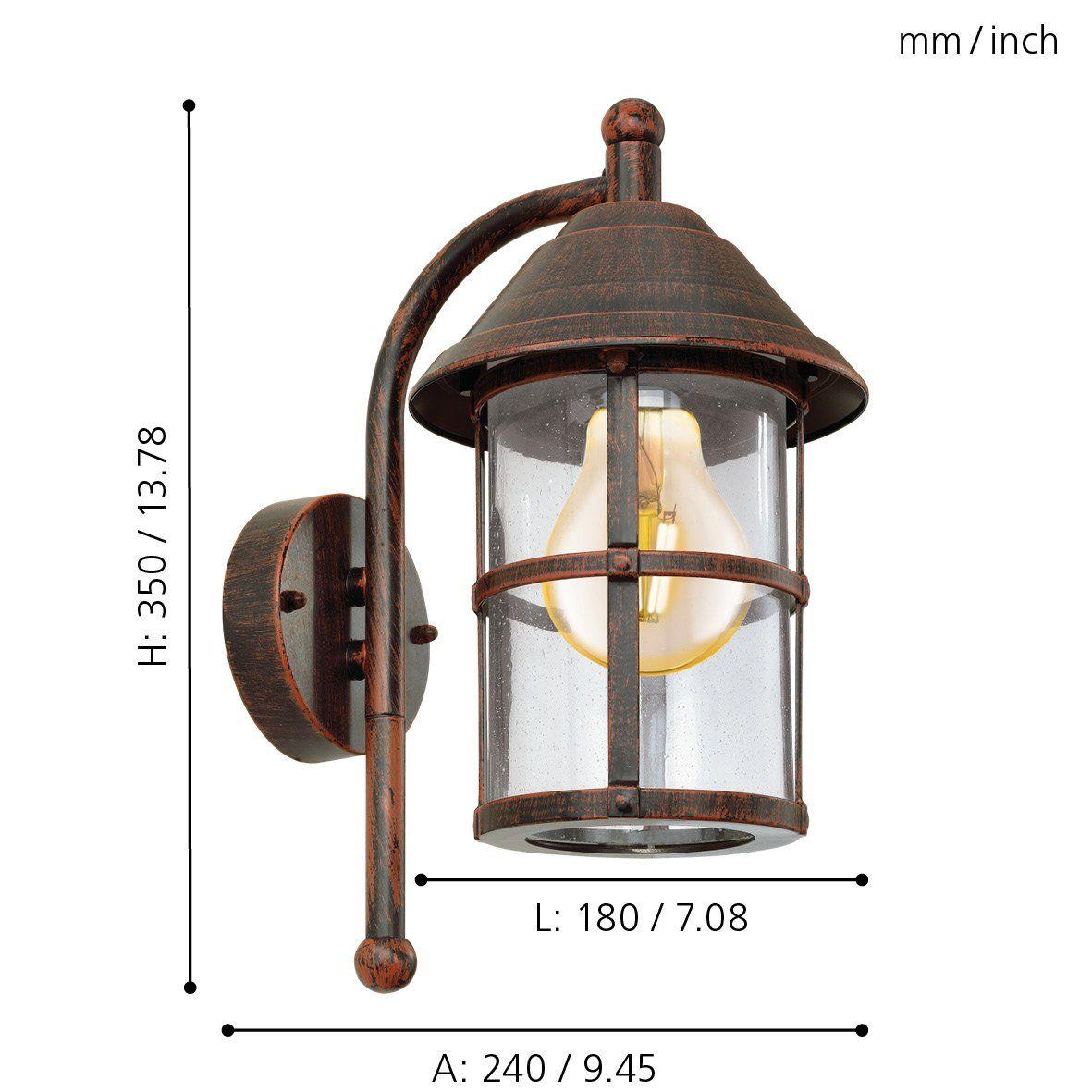 SAN Telmo Outdoor Wall Light by The Light Library