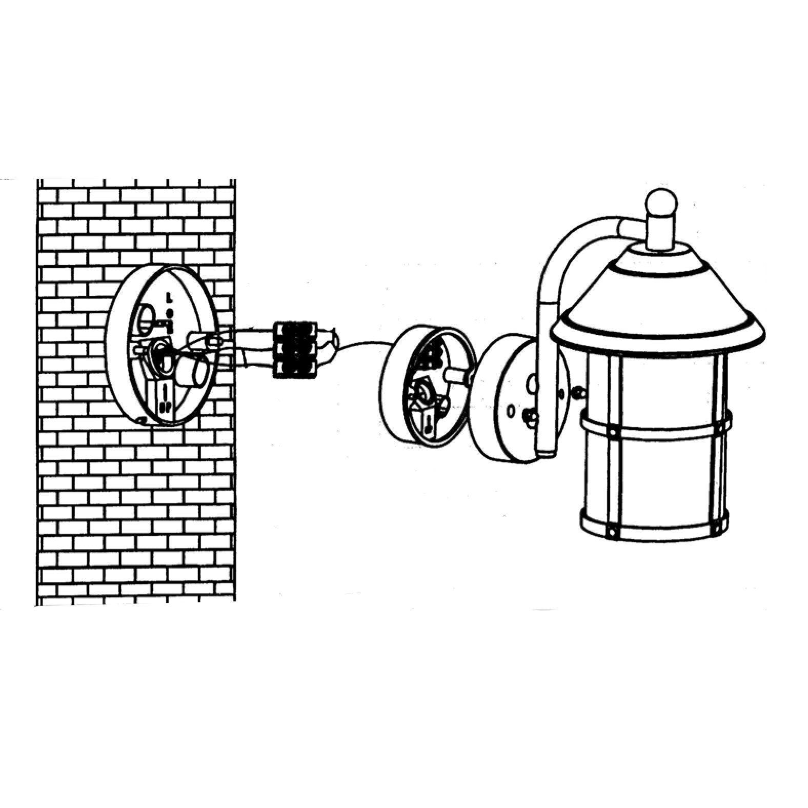 SAN Telmo Outdoor Wall Light by The Light Library