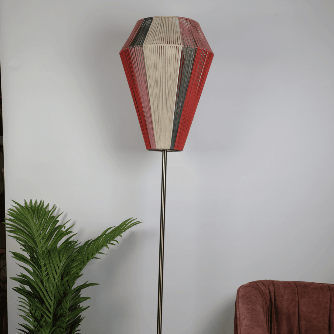 Saneka Handcrafted Floor Lamp by The Light Library