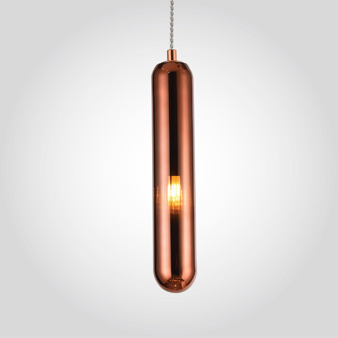 Satin Shine Suspension Pendant Light by The Light Library