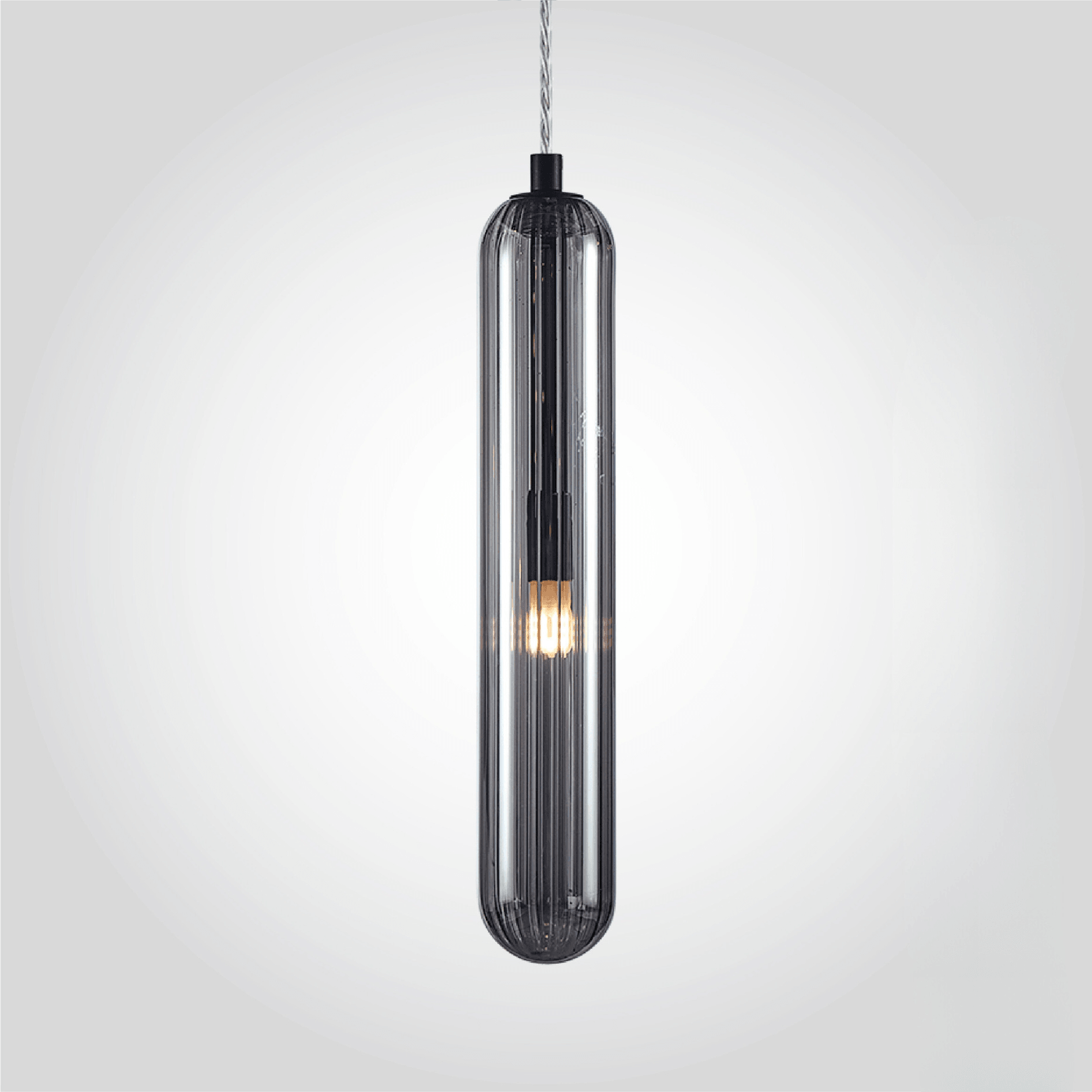 Satin Shine Suspension Pendant Light by The Light Library