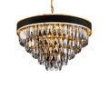 Signsy Black Oval Chandelier by The Light Library