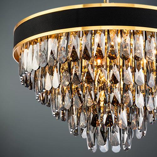 Signsy Black Oval Chandelier by The Light Library