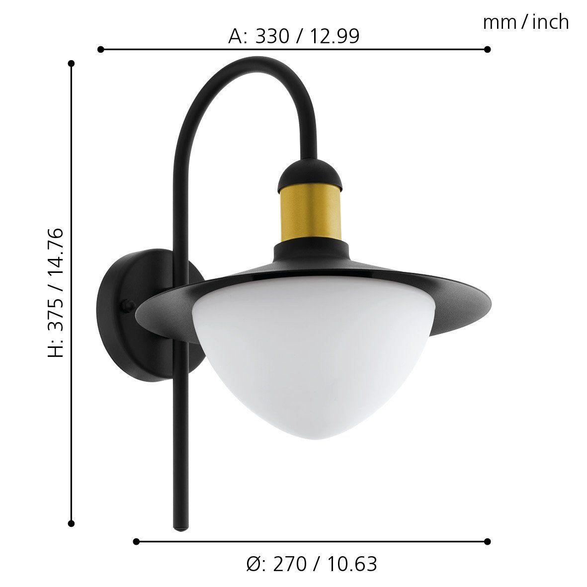 SIRMIONE Outdoor Wall Light by The Light Library