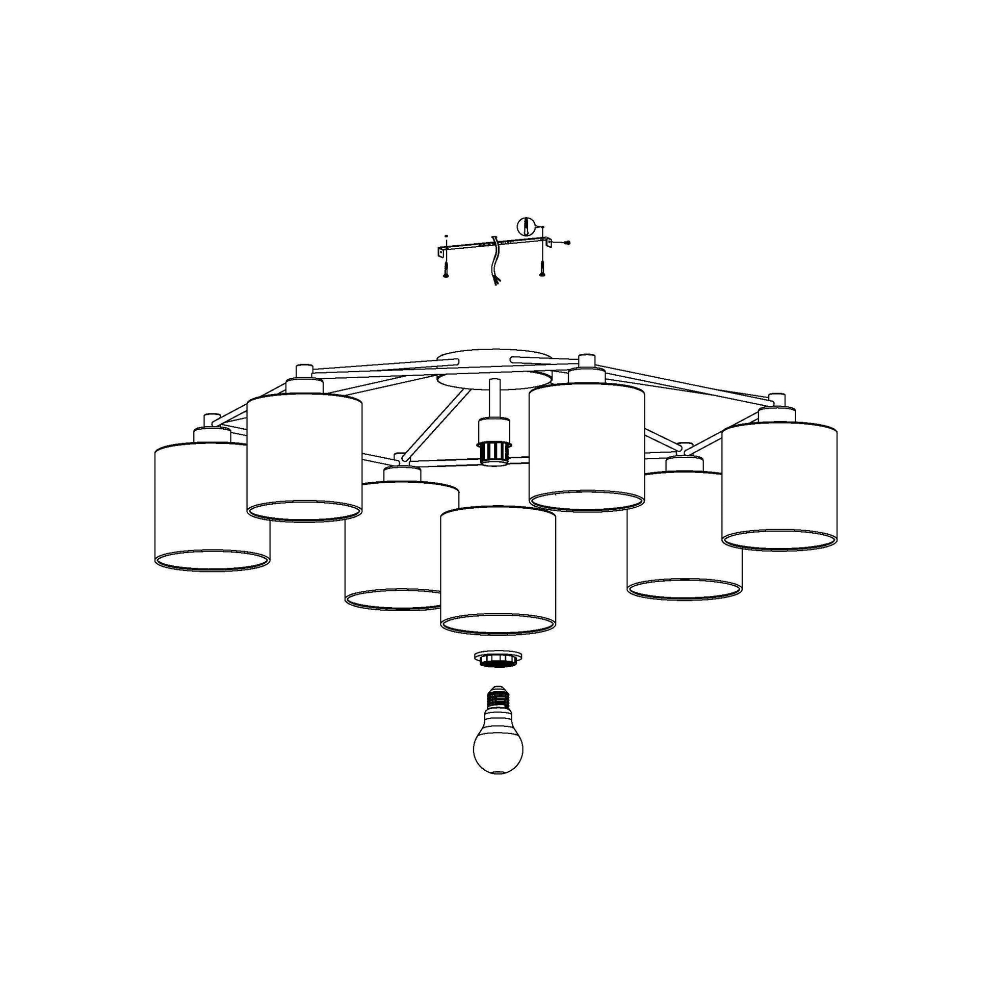 STAITI Ceiling Light by The Light Library