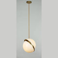 THEO White Acrylic Pendant - The Light Library