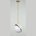 THEO White Acrylic Pendant - The Light Library