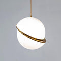 THEO White Acrylic Pendant - The Light Library