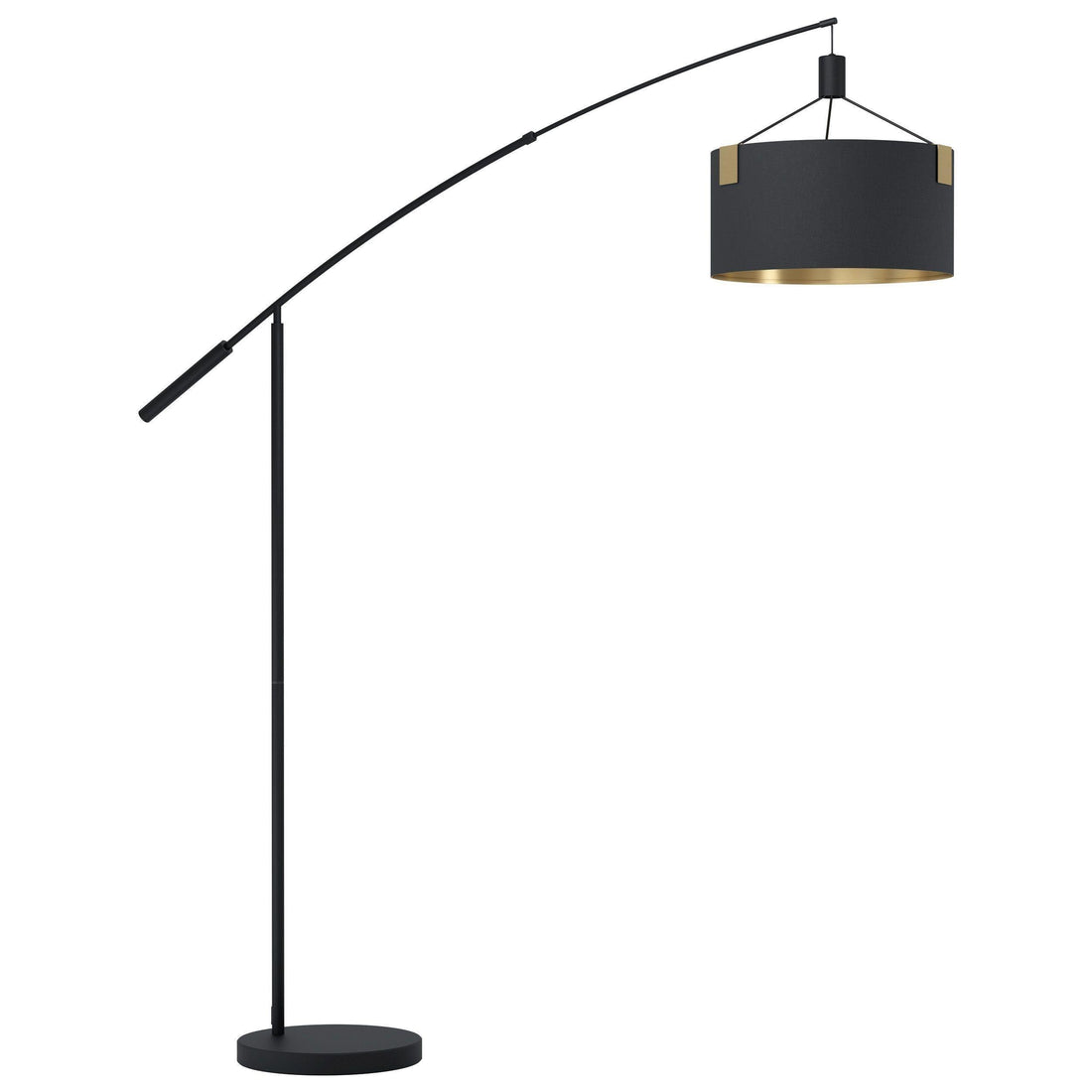 TORTOLA Black Floor Lamp by The Light Library