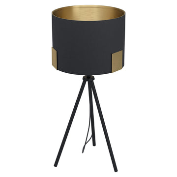 TORTOLA Black Table Lamp by The Light Library