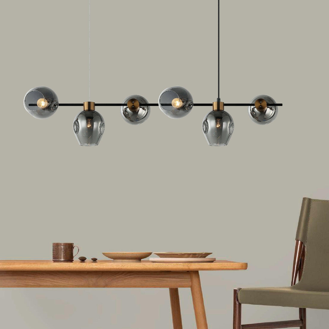 Twilight Gleam Linear Pendant by The Light Library