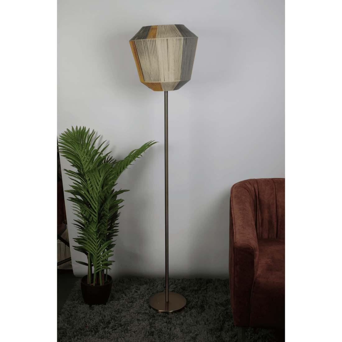 Velocee Handcrafted Floor Lamp by The Light Library