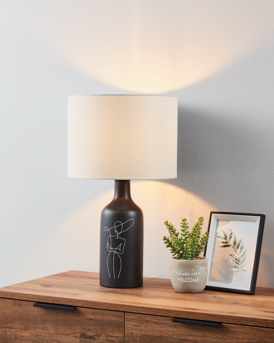 VINOZA Table Lamp by The Light Library